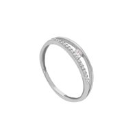 Anello Gioielleria Dossena  Donna in Oro bianco Zircone 279837 SONGA - 279837 SONGA